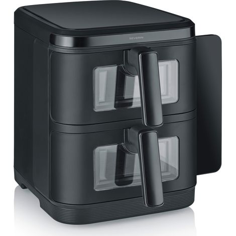 Severin FR 2468 Doppia 11 L Indipendente 2800 W Friggitrice ad aria calda Nero