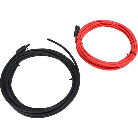 10AWG Solar-Verlängerungskabel mit Stecker und Buchse, wasserdicht für den Außenbereich, automatische Verriegelung, 6 Meter. (1/5)