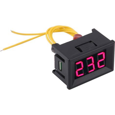 Voltmètre numérique à affichage LED 0,36 pouce (1 pièce), panneau de mesure de tension alternative 70-380 V (1/5)