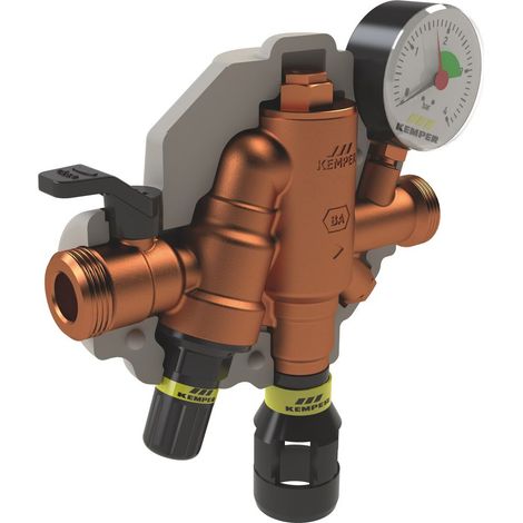 Kemper FÜLL-MATIC 4 Heizungsbefüllkombination BA, Figur 365 0G, DN 20, 3650G02000