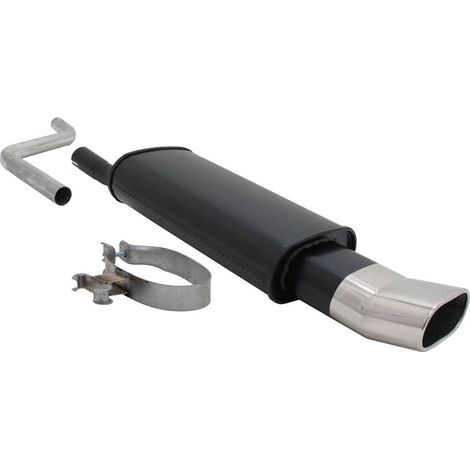 Silencieux Echappement VW Polo 86C de 1990 a 1994 sortie 75 x 135mm DTM-27672861