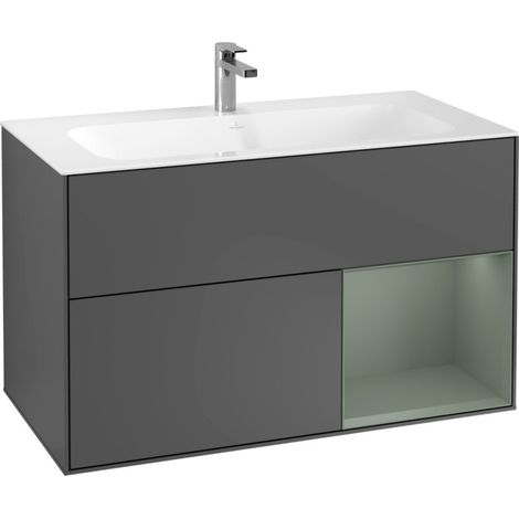 Villeroy & Boch F040GMGK Meuble sous-lavabo Finion F04 (1/2)