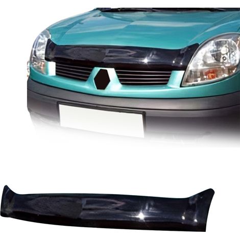 Deflecteurs d'air capot de voiture Protection pour Renault Kangoo 2007-2012 Acrylique foncé Noir (1/5)