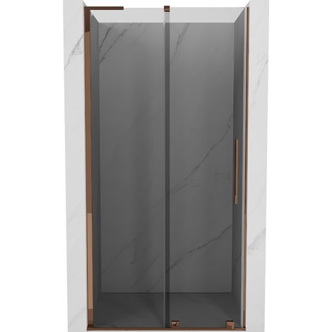 Mexen Velar L puerta de ducha corredera 100 cm, grafito, oro rosa - 871-100-003-41-60 (1/5)