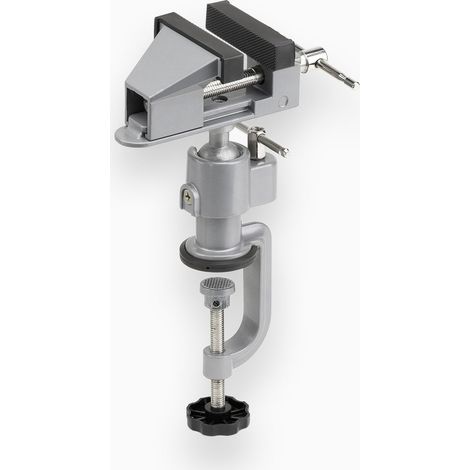 Meister Schraubstock Mini - 50 mm Spannweite - 360° drehbar - Sicheres Fixieren von Werkstücken