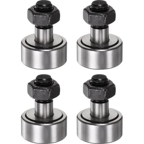 Roulement à Aiguilles Galet de Came CF12 (KR30) Acier M12x1.5mm 30mm 12mm 41mm 590kgf 450kgf (1/5)