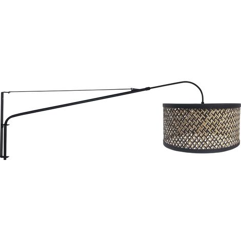 Steinhauer - lampada da parete - Elegant Classy - nero - bambù