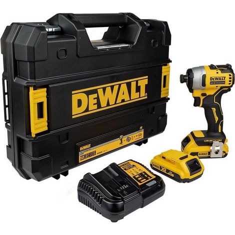 Dewalt DCF809D2 18v XR Brushless Impact Driver - 2x2.0ah Batteries Charger Tstak (1/5)