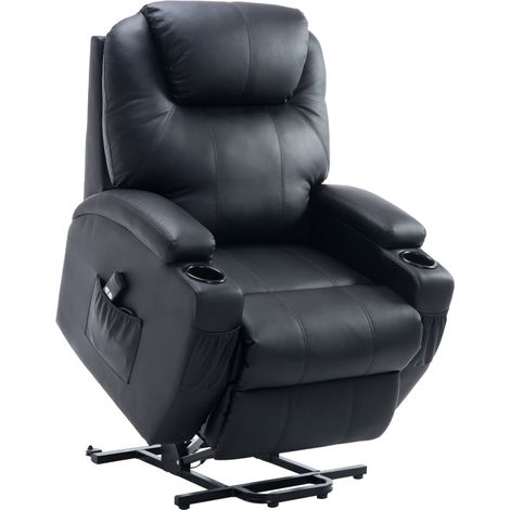 Fauteuil releveur électrique ALFRED noir (1/5)
