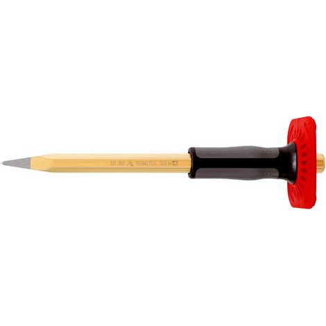 Scalpello Rennsteig chisel with protective handle forgiato trattato 30 cm