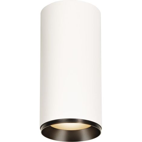 Spot en saillie Numinos XL Cylindre blanc/noir 3000K - 60 deg - 1005698