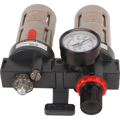 Filtre à air comprimé G1/2, régulateur, séparateur eau/huile avec manomètre BFC4000 (1/5)