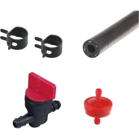 Austausch-Set Benzinhahn Benzinschlauch Benzinfilter Klemmen für B&S Motoren