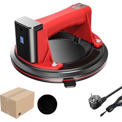 Lève-suceur électrique à vide, capacité de charge de 200 kg, diamètre de 8 pouces, Boîte en papier rouge (1/2)