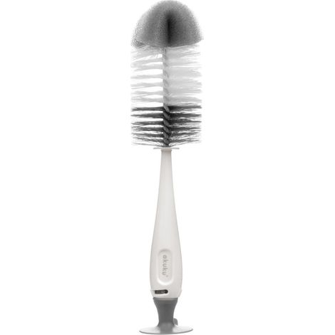 Cepillo para biberones y chupetes Akuku con ventosa y mini cepillo retráctil (a0102) (1/2)