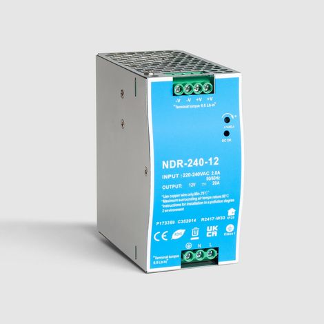 Fuente de Alimentación 12V DC para Carril DIN 240 W