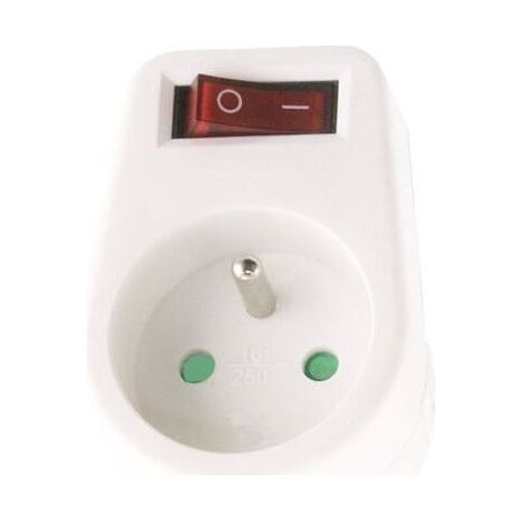 Transformateur de courant avec interrupteur et voyant lumineux, mini-interrupteur rotatif, accessoires de surveillance de l'alimentation (1/2)
