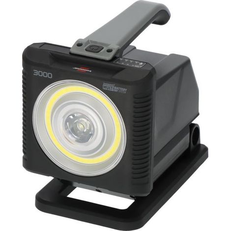 Brennenstuhl Multi Battery HL 3000 lampada da lavoro nera