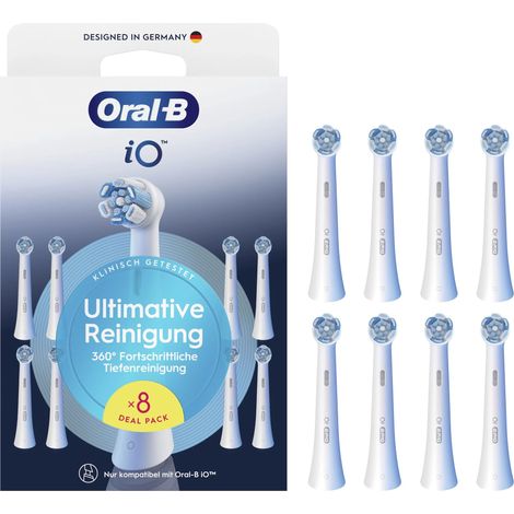 Oral-B iO Ultimative Reinigung, 8er Billboard Aufsteckbürsten