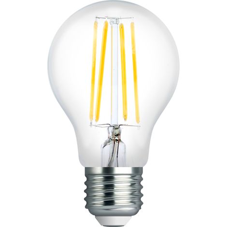 DEBFLEX - AMPOULE A60 FILAMENT VERRE TRANSPARENT E27 7W 2700K 810LM - 600478