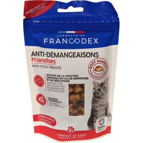 Friandises Anti Démangeaisons 65 g pour chats et chatons. - Francodex