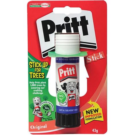 Pritt Stick Glue Large Blister Pack 43G (1/3)