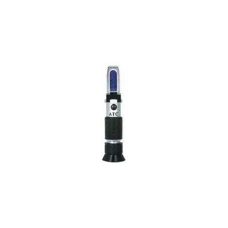 Refractometre De Salinite Densimetres D'Eau De Mer Portables Testeur De Salinite Optique Refractometre Atc Portable, Double Echelle: 0-100‰ & 1.000-1.070 Densite, Testeur D'Eau Salee Pour Aquar