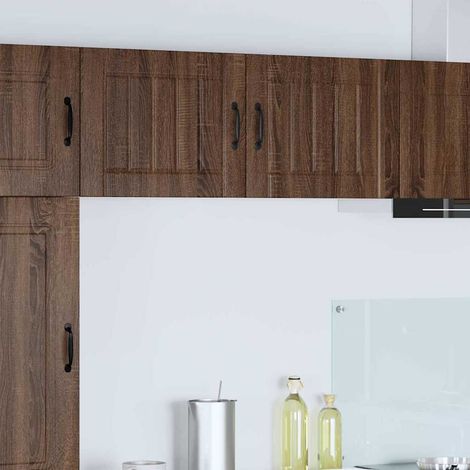 Wall Cabinet LUCCA Brown Oak 50 x 31 x 40 cm Engineered Wood vidaXL