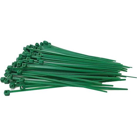 GARDENIA Fascette 2,5x100 mm, 100 pezzi, verde