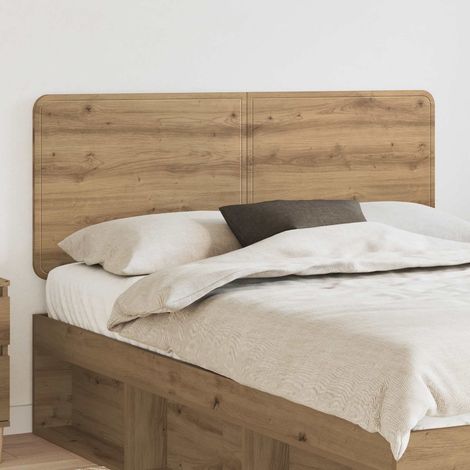 vidaXL Cabecero Roble artisan Madera de ingeniería (1/5)