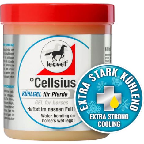 Gel réfrigérant Leovet® °Cellsius pour chevaux 600 ml refroidissement de longue durée