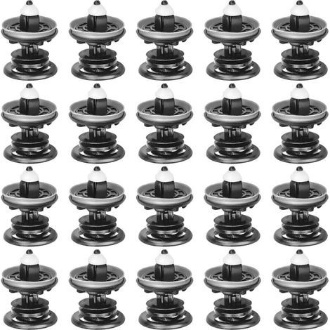20 Stück Autonieten, Clips für flexible Autotürverkleidungen, Befestigungsclips für Fahrzeuginnenräume, Stoßfängerverkleidung, Tür (1/4)