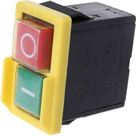 Interrupteur de sécurité universel kjd20 disjoncteur de sécurité d'arrêt d'urgence (250V) (1/5)