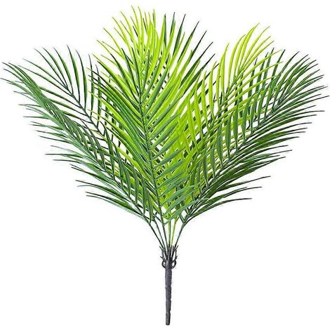 Palmier artificiel, plantes tropicales, branches, décorations florales artificiellesvert clair (1/5)