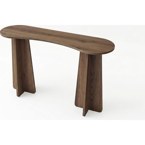 Console en bois "Zen" - 120 x 35 x 75 cm - Marron (1/2)