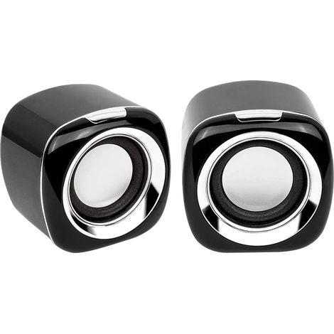 Haut-parleurs d'ordinateur, haut-parleurs alimentés par PC, haut-parleurs USB pour ordinateur de bureau/PC/ordinateur portable, haut-parleurs de jeu (1/5)