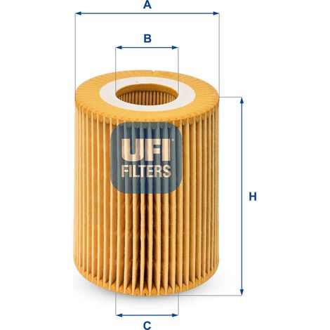 Filtro de aceite UFI 25.027.00