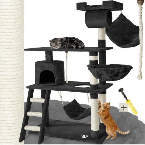 Katzenbaum, Höhe 141 cm, Sisal, Tunnel, Korb, Wohnung (1/5)