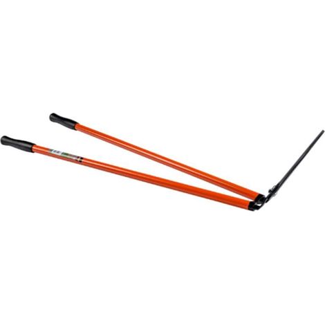Cisaille à Gazon Bahco à Lames Droites (20cm) à Angle Droit Avec Manches Longs (90cm) En Acier Plastifié. Lame En Acier Trempé. (1/4)
