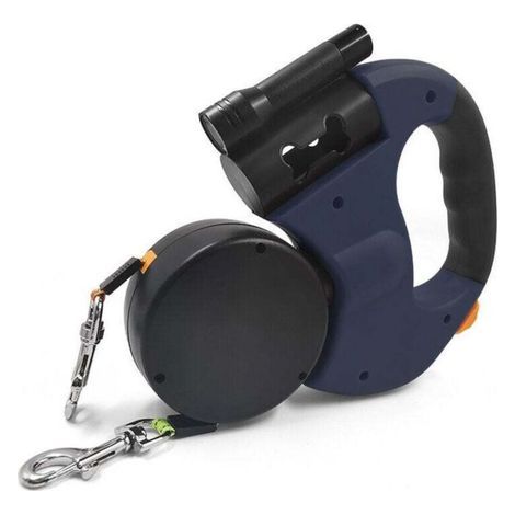 Laisse Double pour Chien Rétractable - 360 ° sans Enchevêtrement, 3 mètres, Jusqu'à 50 LB (1/4)