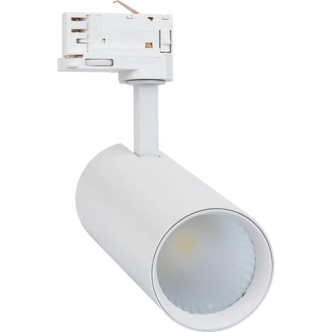 Foco Carril LED Trifásico 30W CCT Seleccionable Bertha Blanco Seleccionable (Cálido-Neutro-Frío) (1/5)
