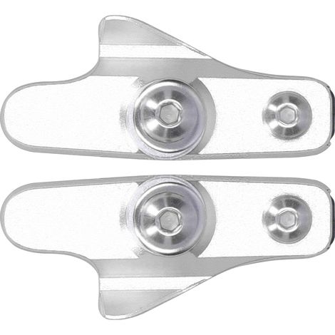 ZTTO Rennrad-Bremsbeläge Fahrrad-CBrake Geräuschlose, rutschfeste Gummiblöcke Ersatz (Silber) (1/5)