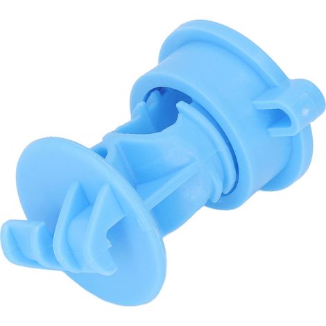 Lot de 100 isolateurs ABS, longueur 55 mm, largeur 48 mm, fixation par boulon, pour clôture électrique, usage agricole et de jardin, couleur bleue. (1/5)