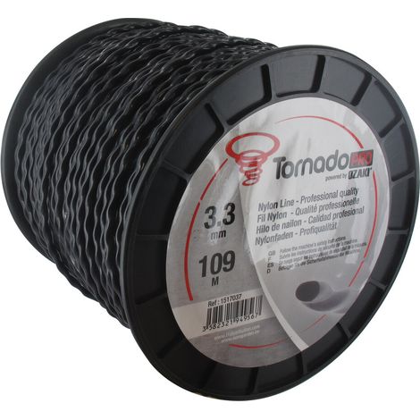 Bobina filo nylon per copolymère VORTEX - 3.30mm x 110m - qualità professionnelle - Fabrication américaine