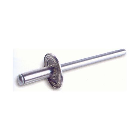 Rivet en aluminium - (d)4,8 mm x (l)21 mm (aile large)