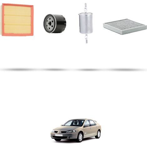 Kit tagliando 4 filtri compatibile con Renault Laguna II 2.0 16v 99kw dal 2002 (1/5)