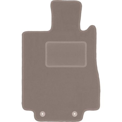 Fahrermatte aus Samt für: Mercedes S W220 Limousine, kurz (1998–2005), beige
