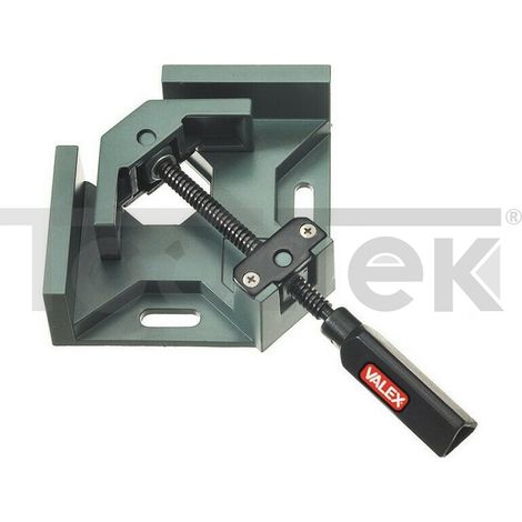 MORSA ANGOLARE FALEGNAME SALDATURA LEGNO 95mm 90° ALLUMINIO VALEX (1/2)