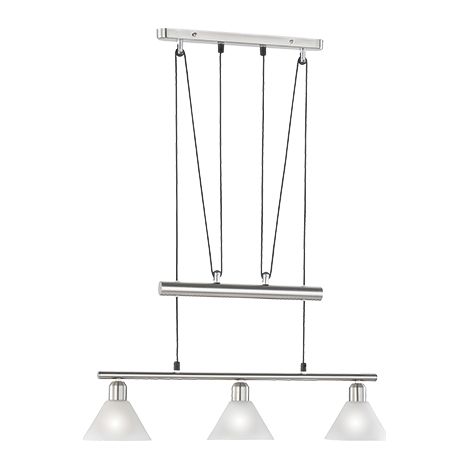 Suspension 3xe14 max 40w metal nickel - trio - stamina (1/3)