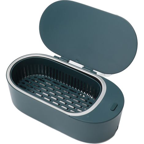 Nettoyeur Ultrasonique de Bijoux Portable, Machine de Nettoyage 47kHz pour Maison, Prise EU 100‑240V